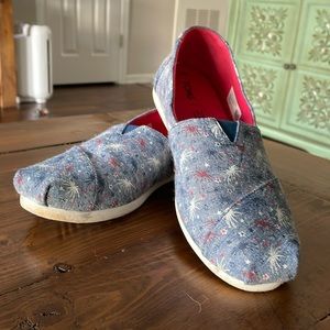 Toms Fireworks Slip-ons